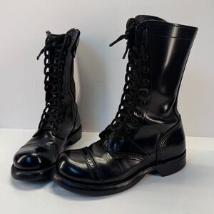Corcoran Jump 10”  cap toe boot Black Combat Boots M 6, W 7.5